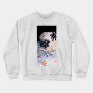 Miss Lexa Pug Dog Crewneck Sweatshirt